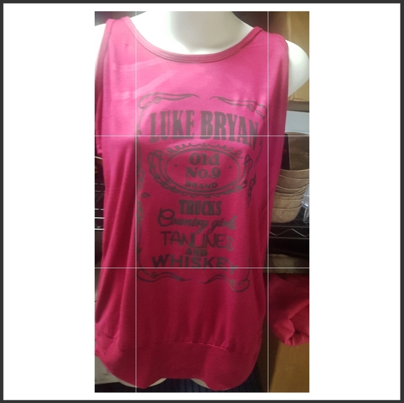 LUKE BRYAN and wiskey tank top - Picture 2 of 4